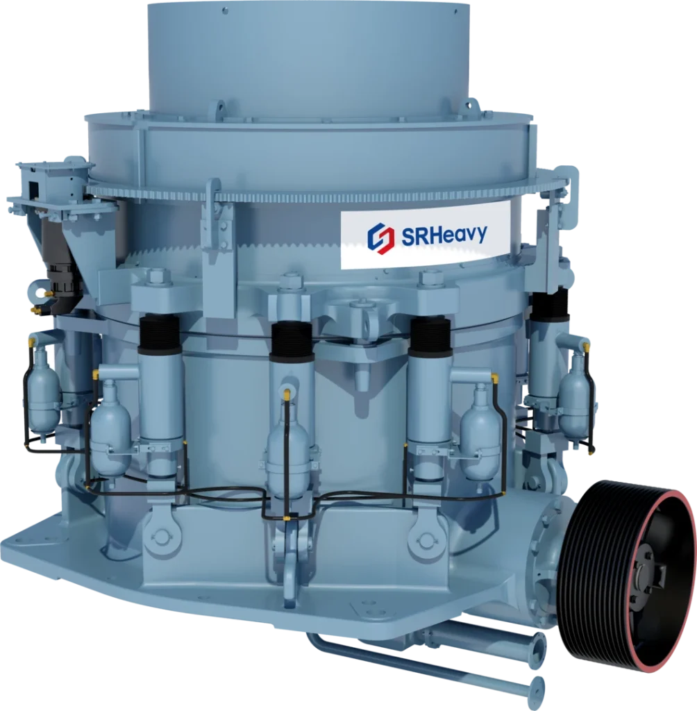 SRHeavy SCH Series cone crusher front angle product view